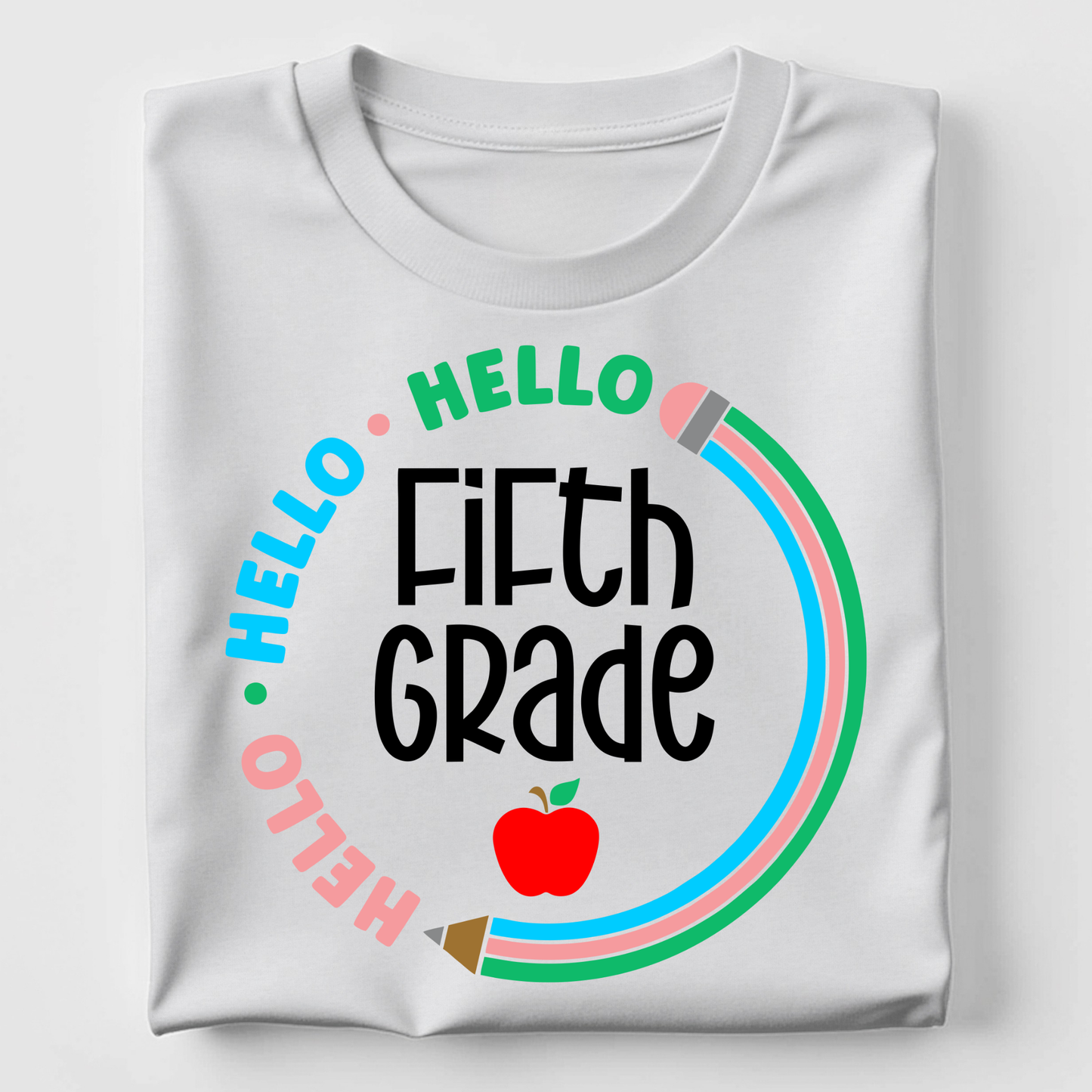 Hello Fifth Grade - Circle Pencil