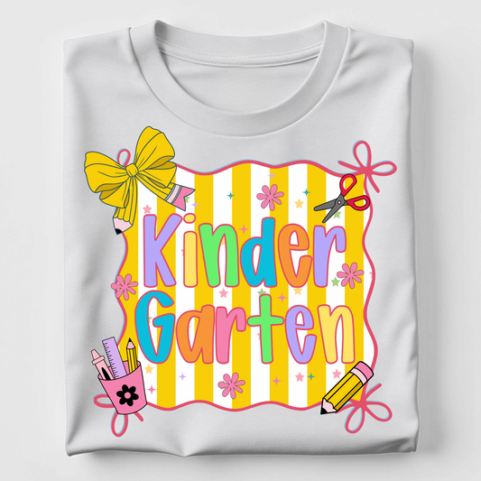 Kindergarten - Yellow Stripe
