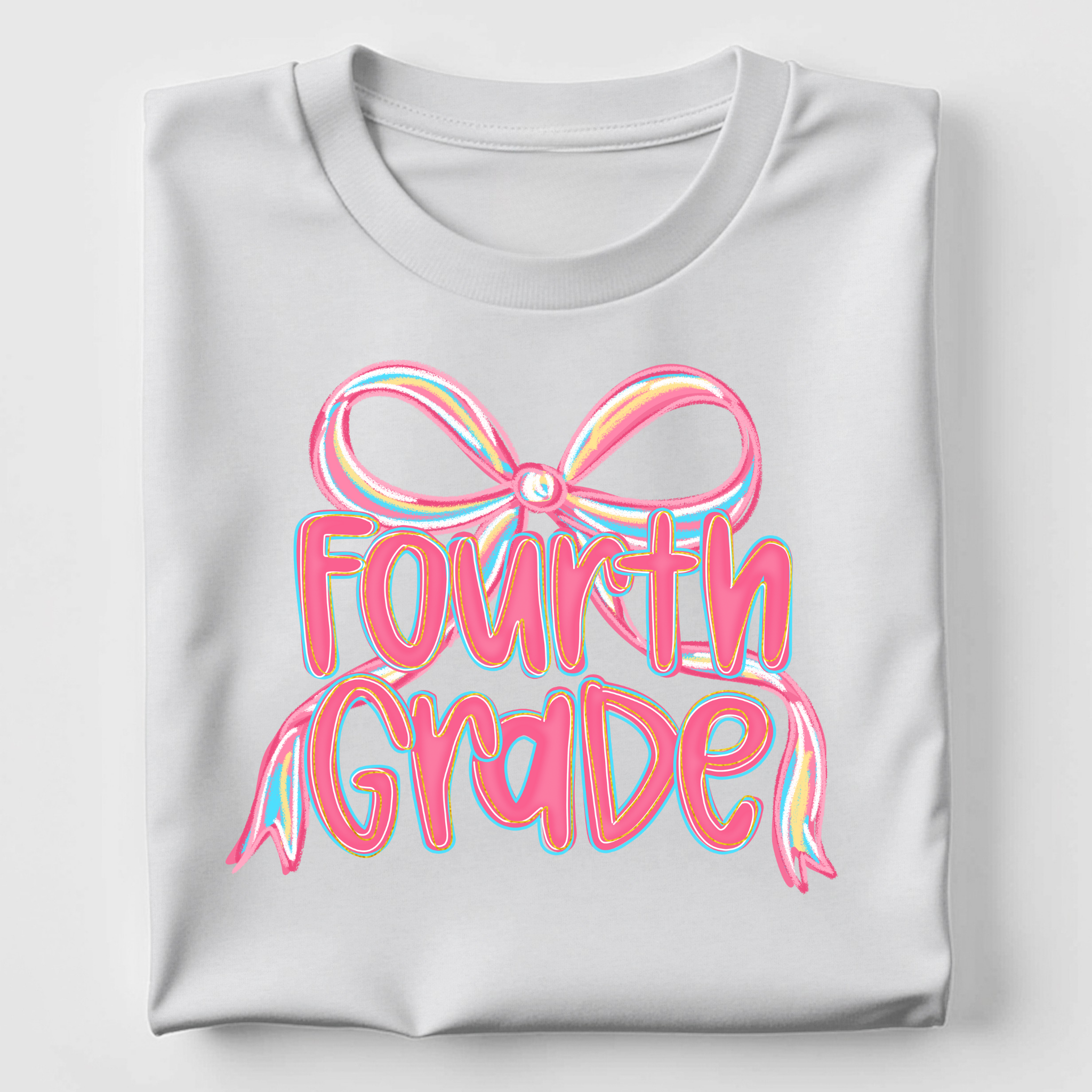 Fourth Grade - Pink Bow