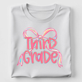 Third Grade- Pink Bow