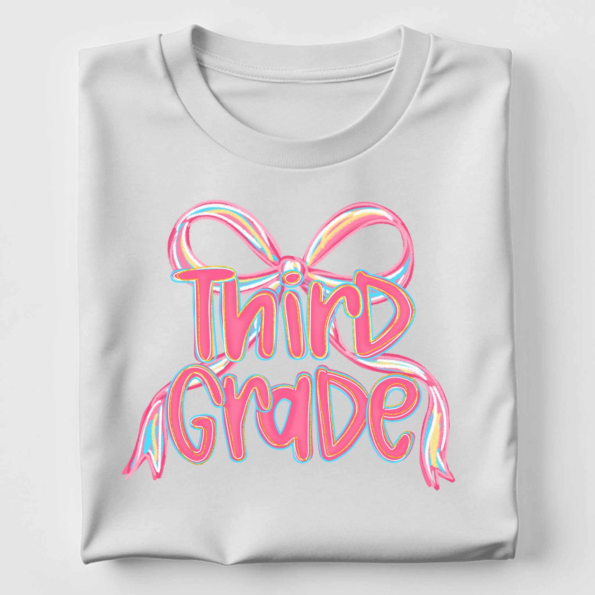 Third Grade- Pink Bow