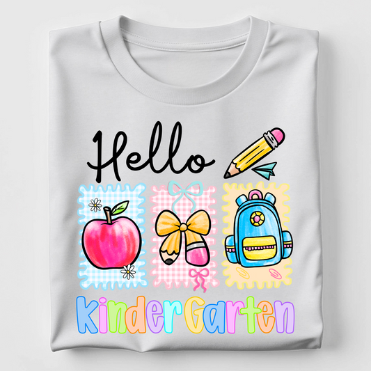 Hello Kindergarten - Coquette Check