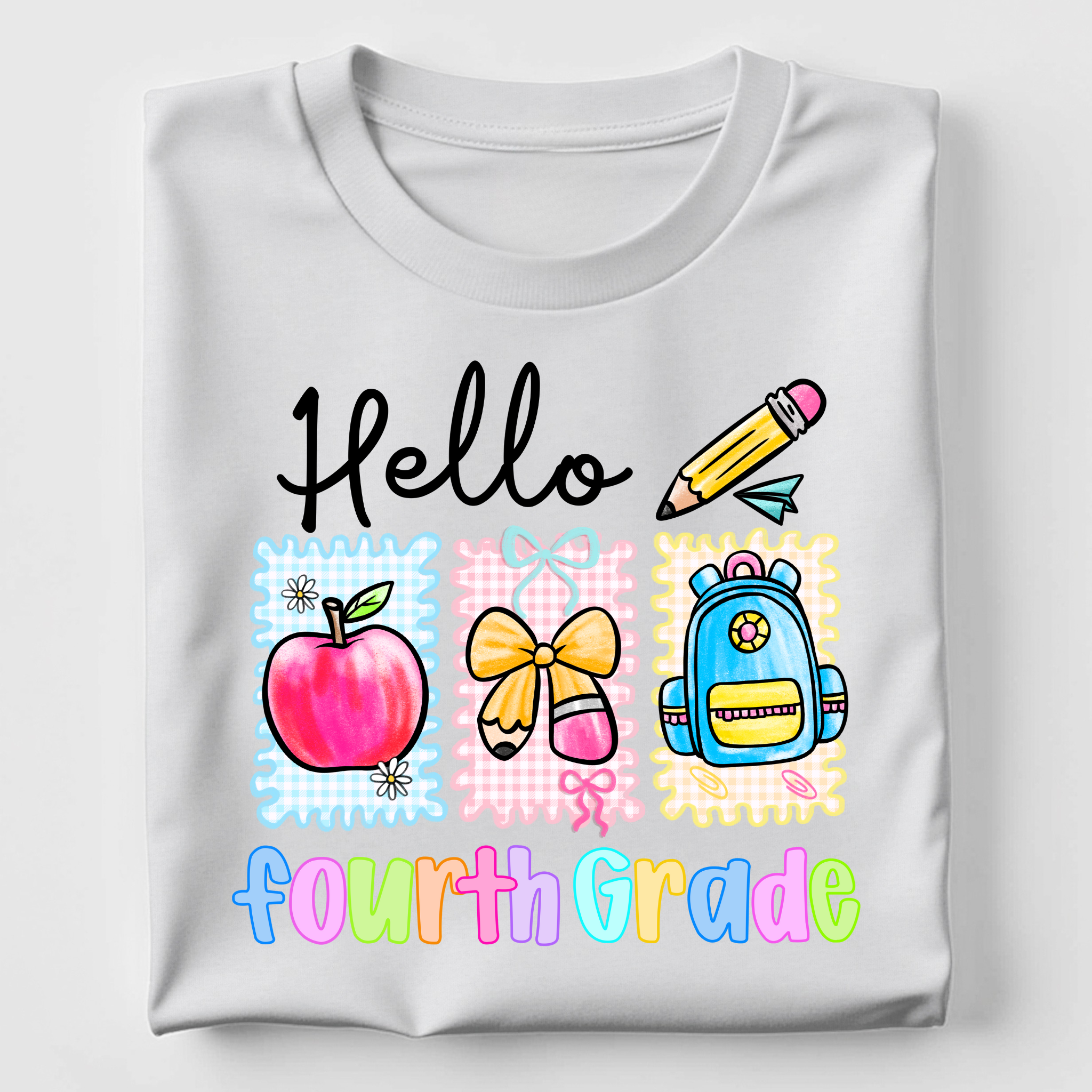 Hello Fourth Grade - Coquette Check