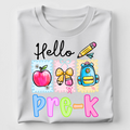 Hello Pre-K - Coquette Check