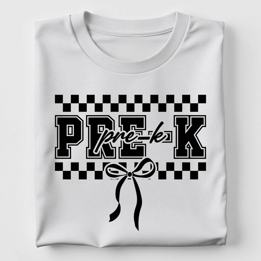 Pre-K - Black Check
