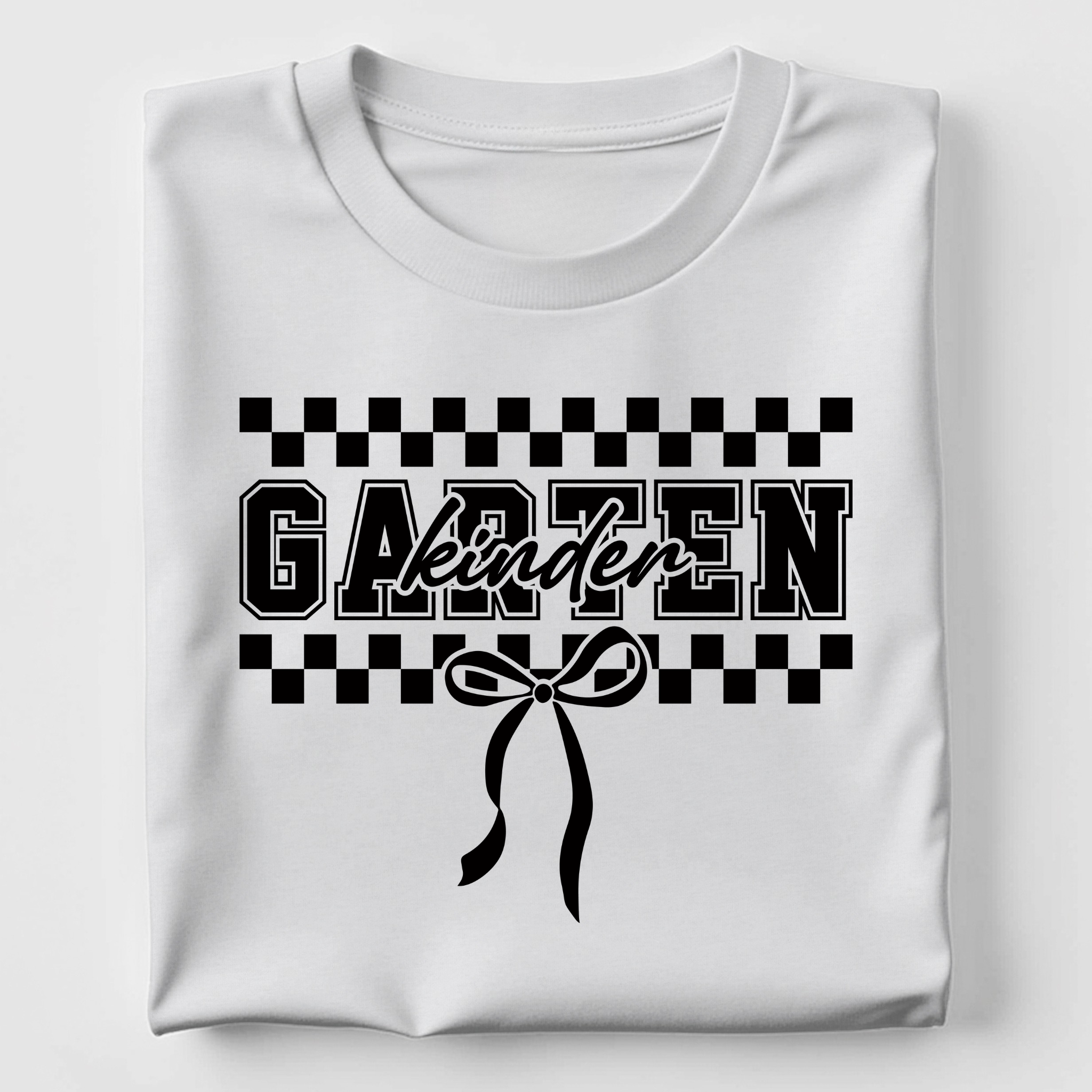 Kindergarten - Black Check