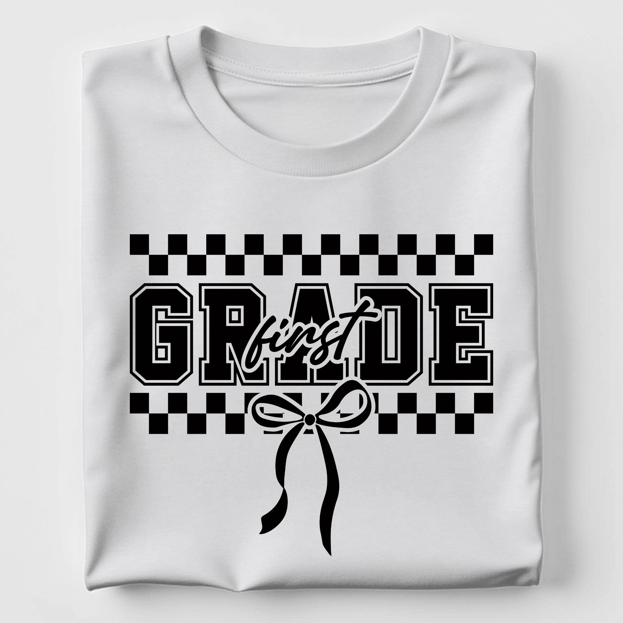 First Grade - Black Check