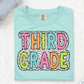 Colorful Dots Distressed - Third Grade