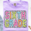 Colorful Dots Distressed - Sixth Grade