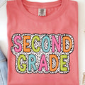 Colorful Dots Distressed - Second Grade