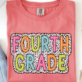 Colorful Dots Distressed - Fourth Grade