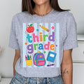 Back to School Preppy Stripes - Third Grade