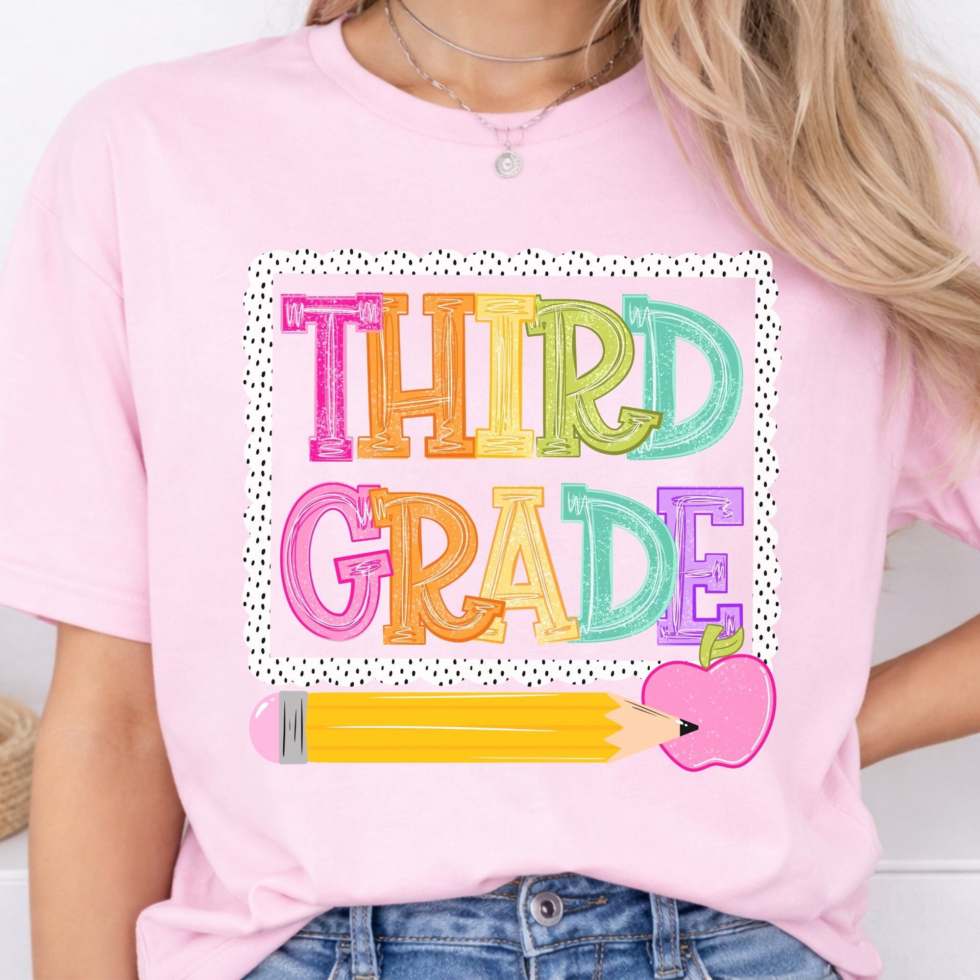 Third Grade Polka Dots