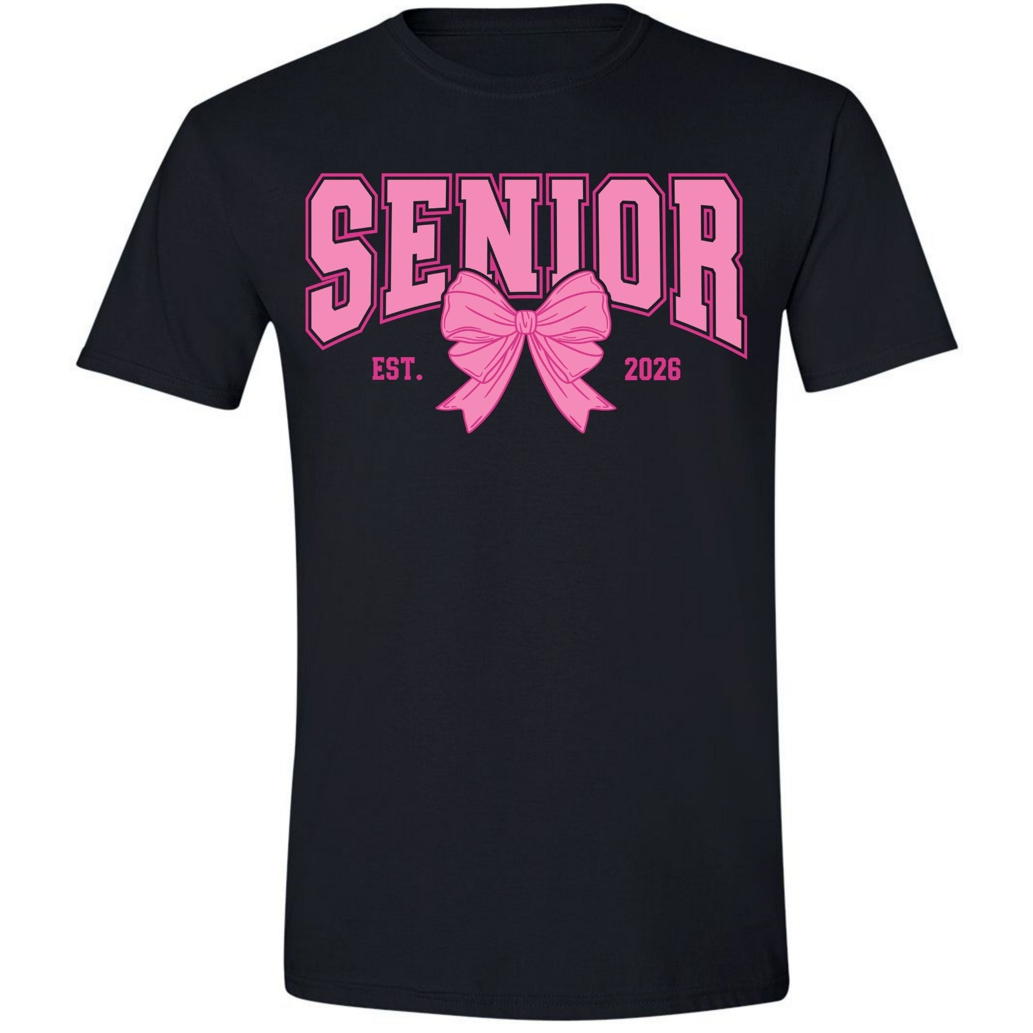 Senior Bow 2026 - Pink Text
