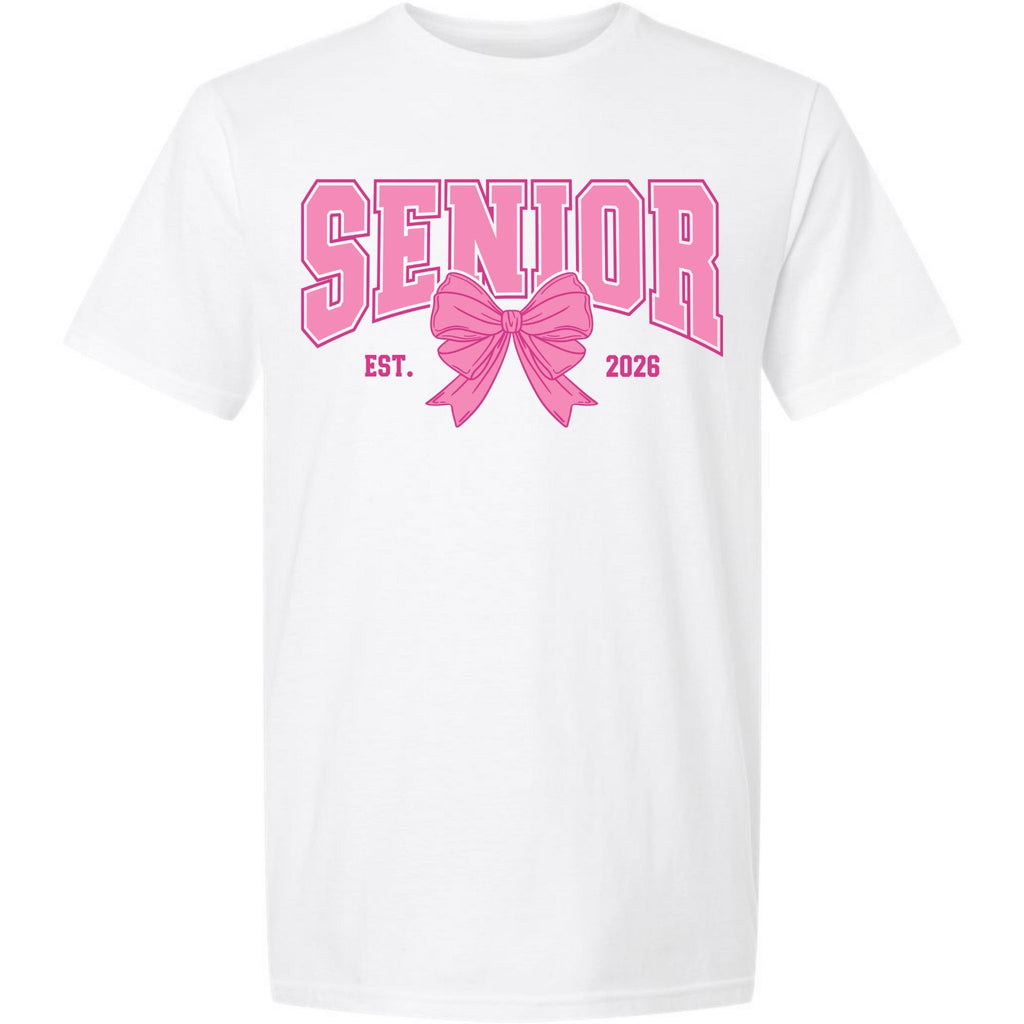 Senior Bow 2026 - Pink Text