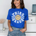Lightening Smiley White Font - Third Grade