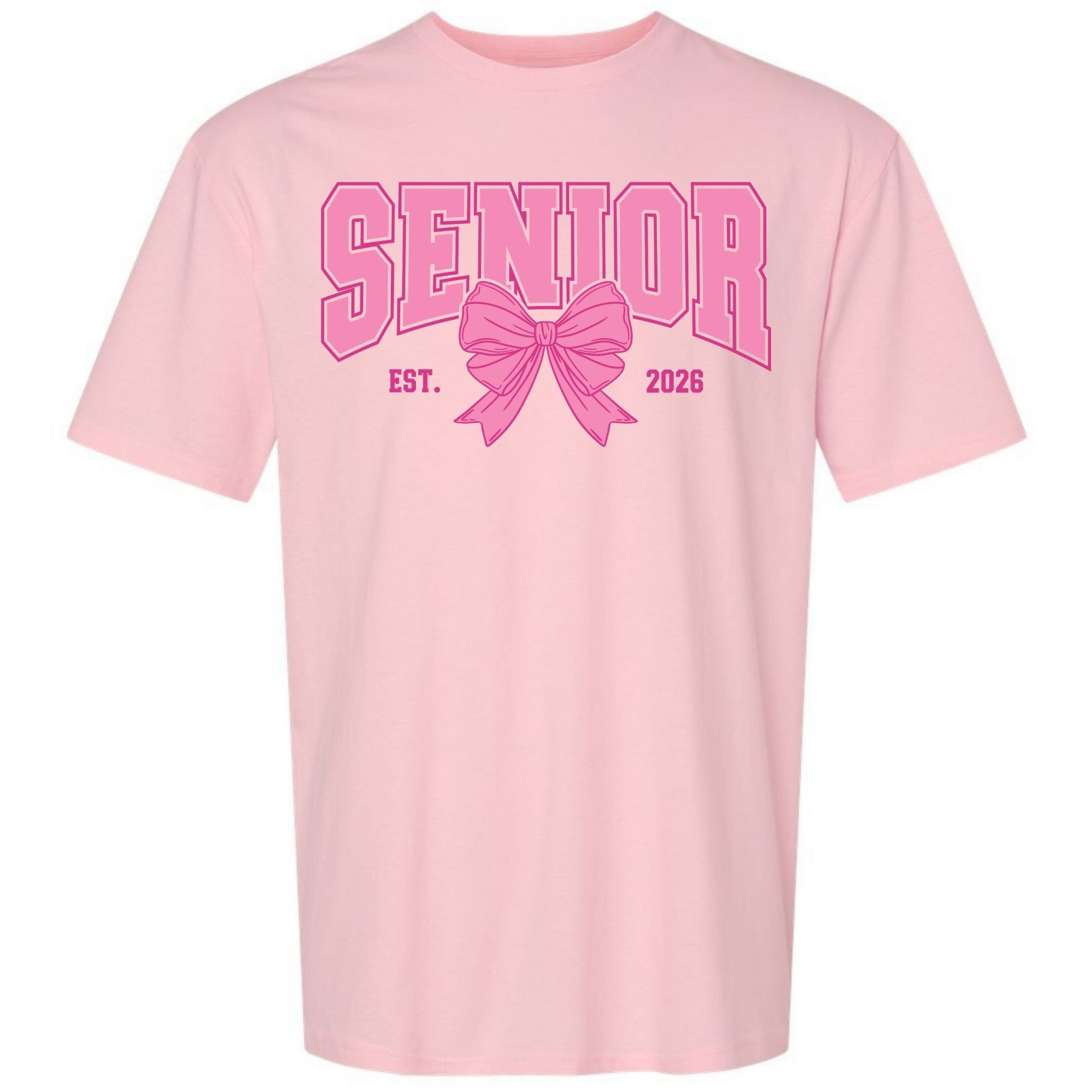 Senior Bow 2026 - Pink Text