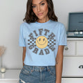 Lightening Smiley Black Font - Fifth Grade