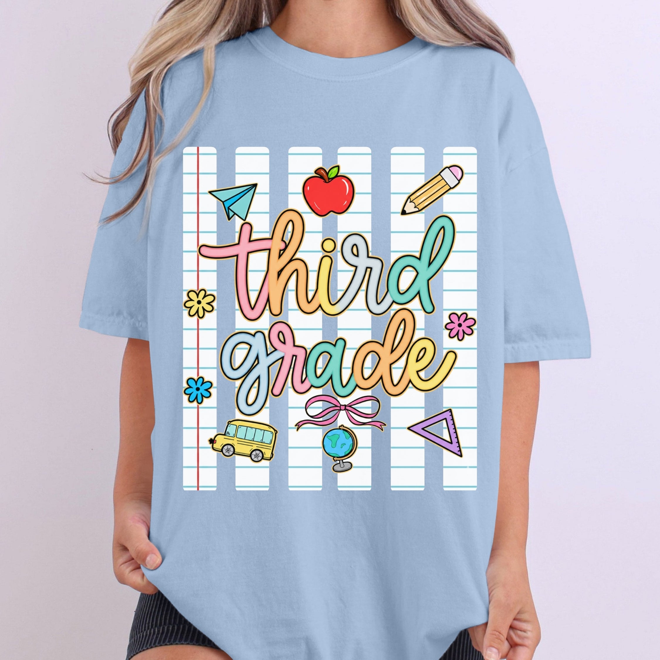 Paper Preppy Stripes - Third Grade