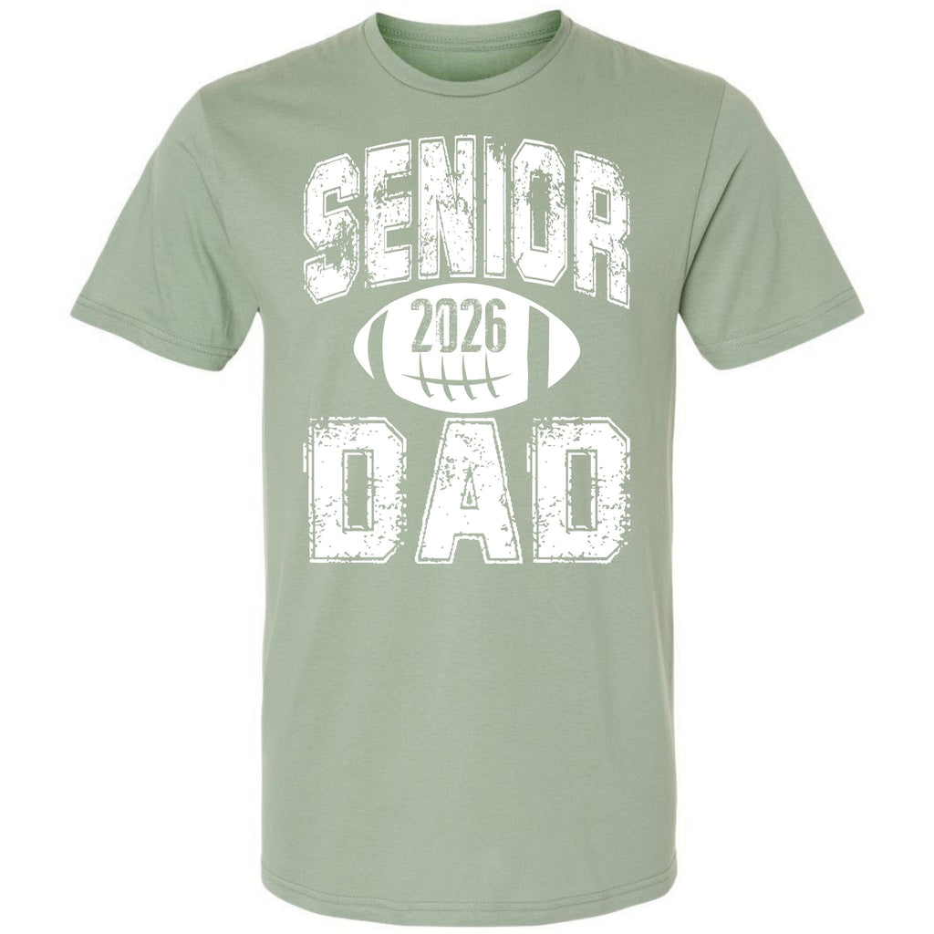 Senior 2026 Football Dad - White Text