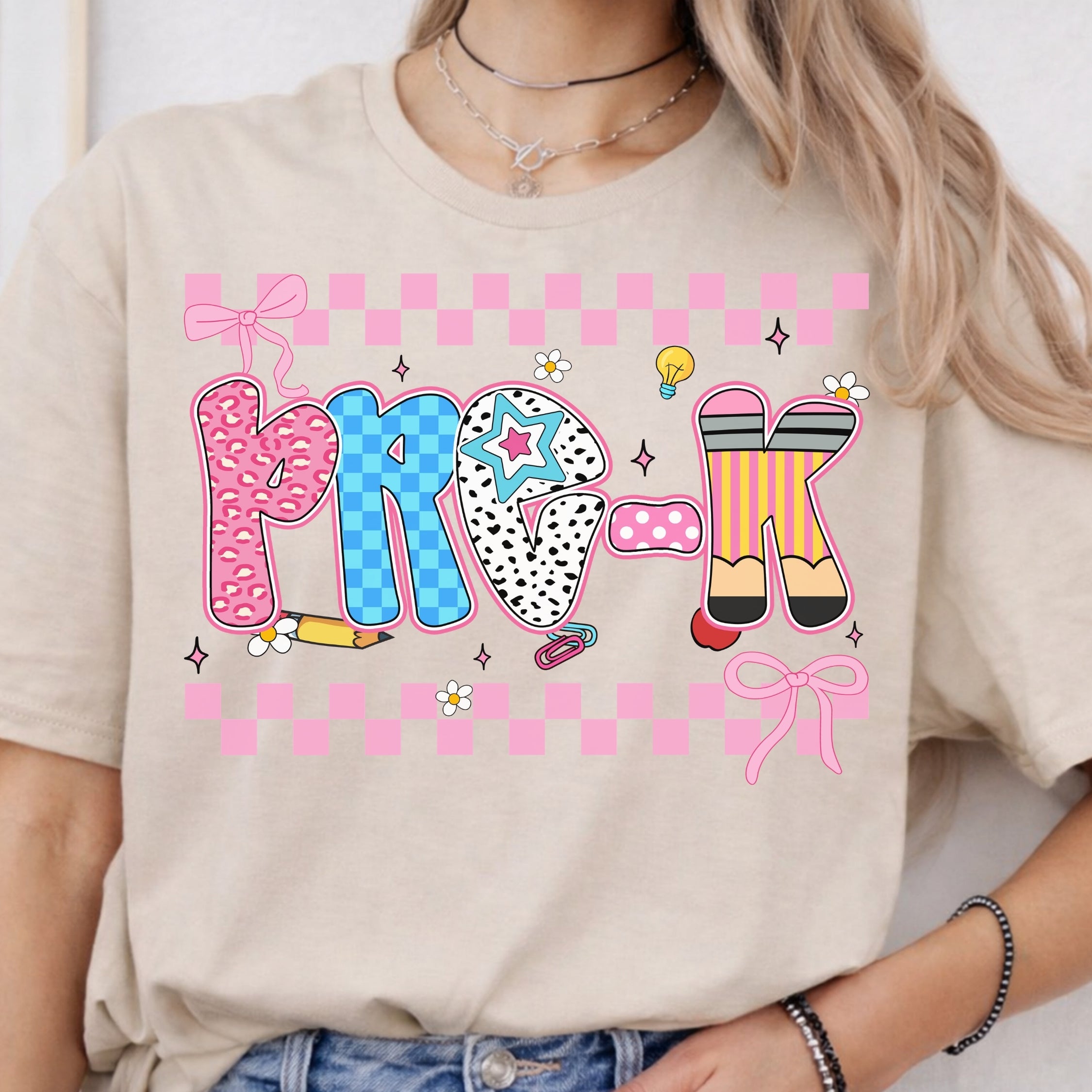 Pink Bow Check - Pre-K