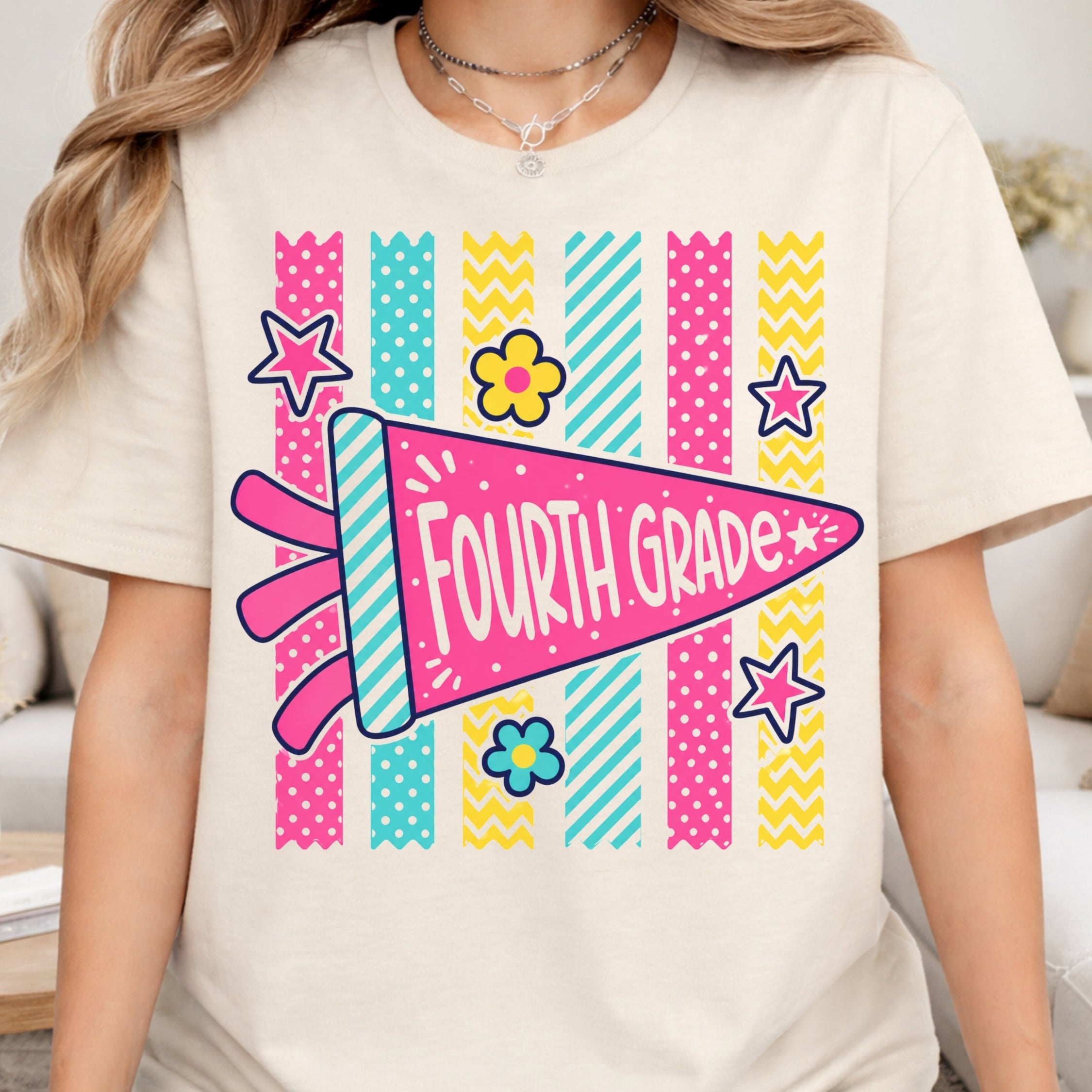 Pendant Preppy Stripes - Fourth Grade