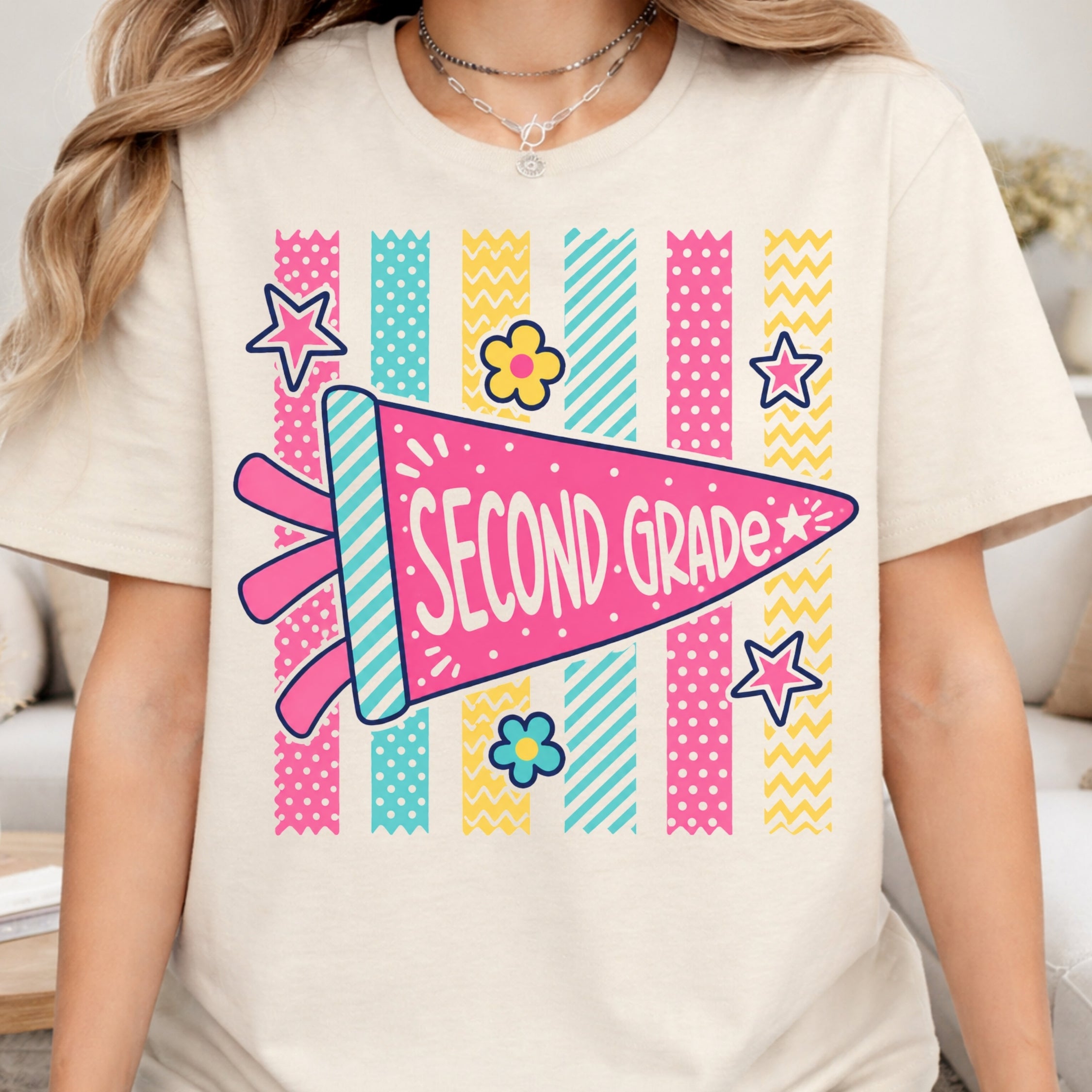 Pendant Preppy Stripes - Second Grade