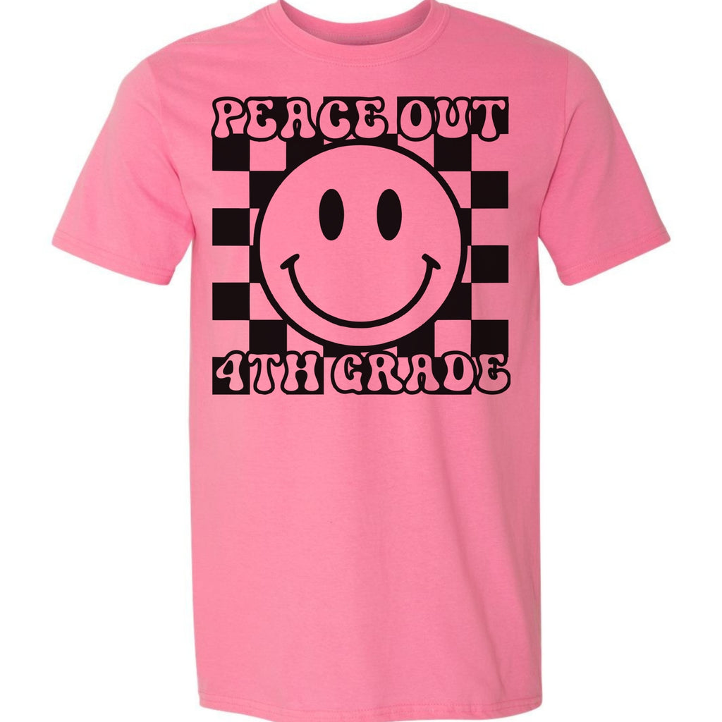 Peach Out 4th Grade - Check Smiley