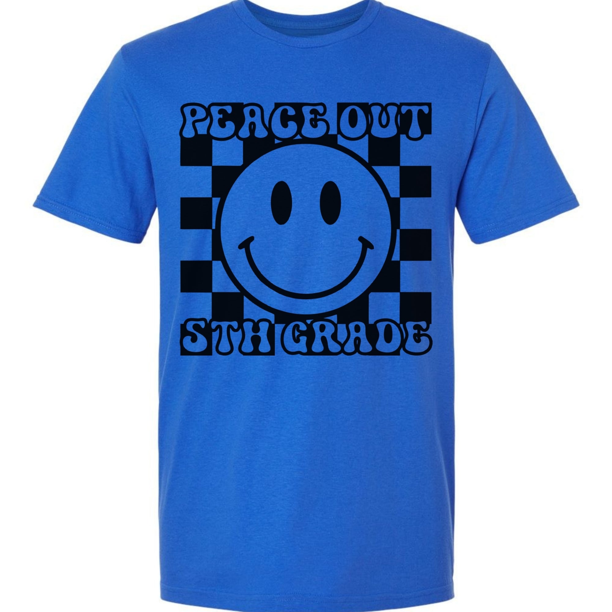 Peach Out 5th Grade - Check Smiley