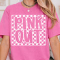 Pink Out - White Font