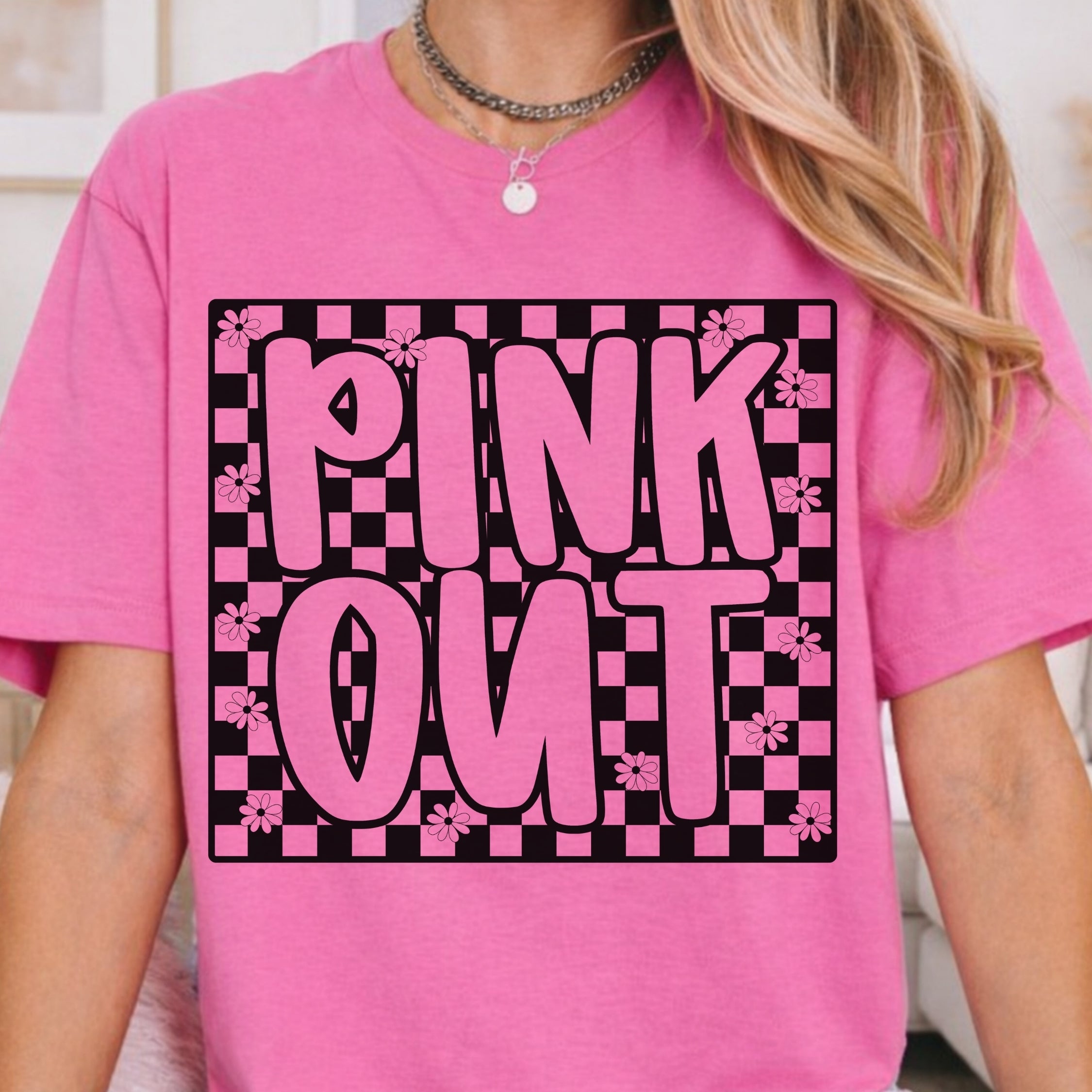 Pink Out - Black Font
