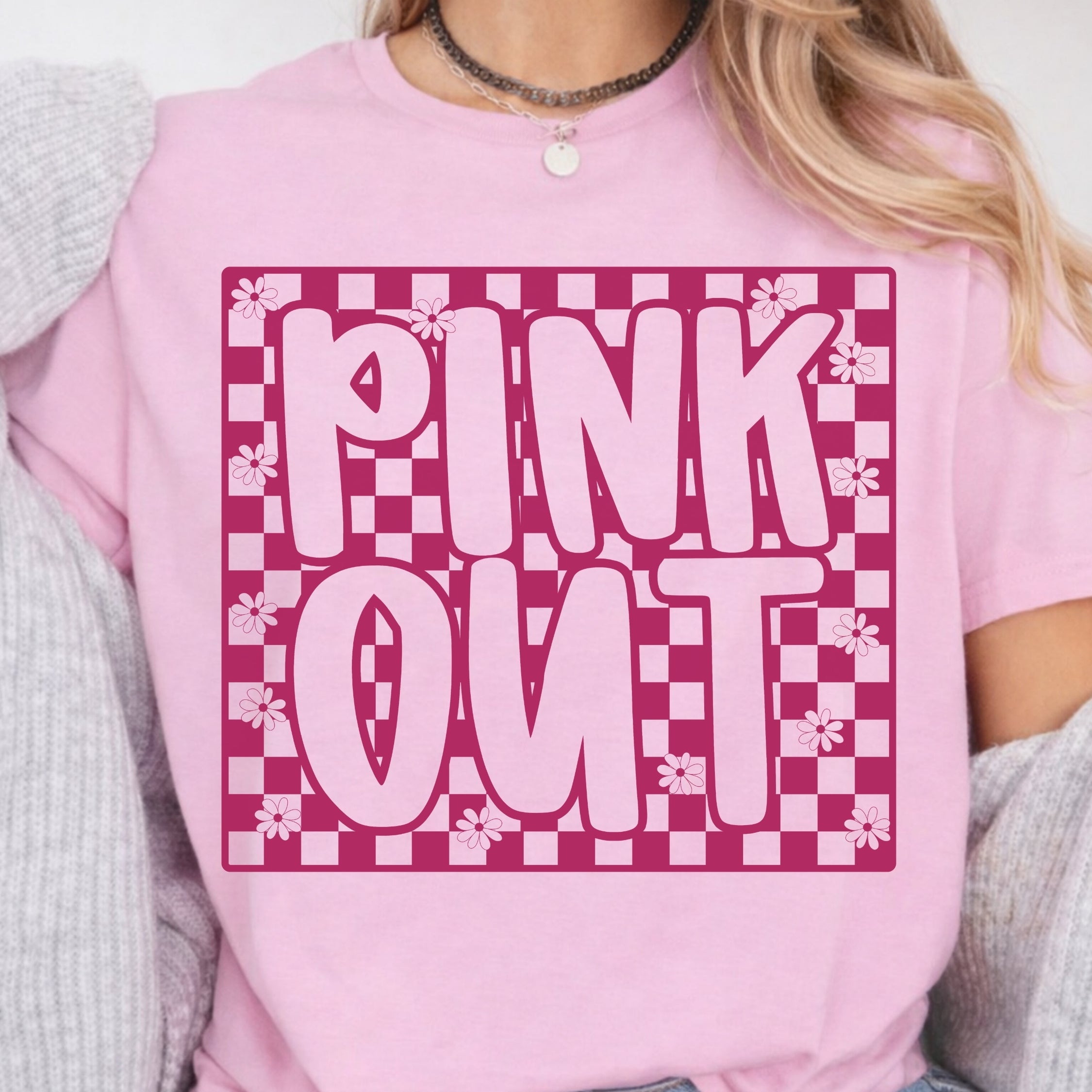 Pink Out - Dark Pink Font