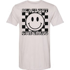 Peach Out 6th Grade - Check Smiley