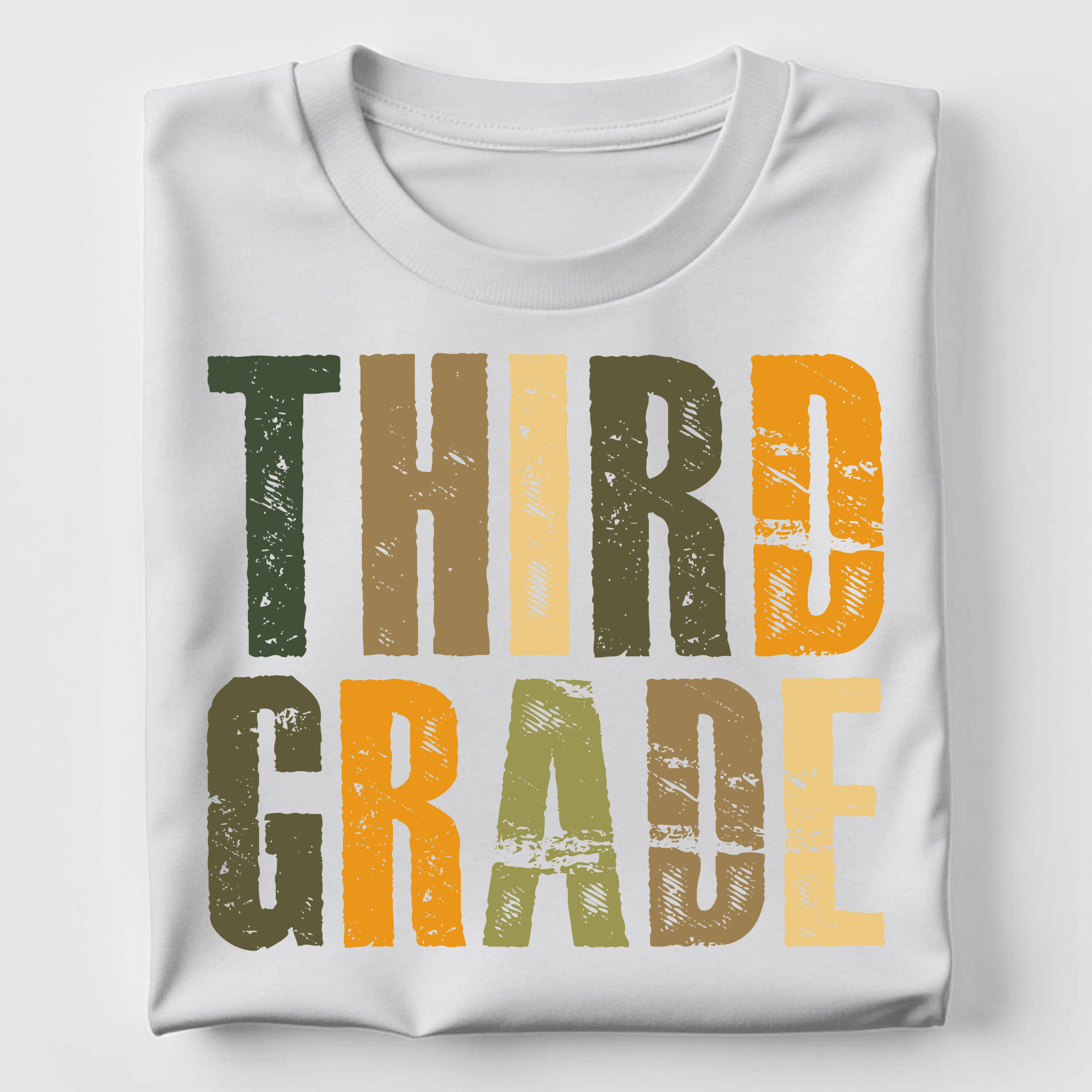Third Grade - Distressed Earth Toned