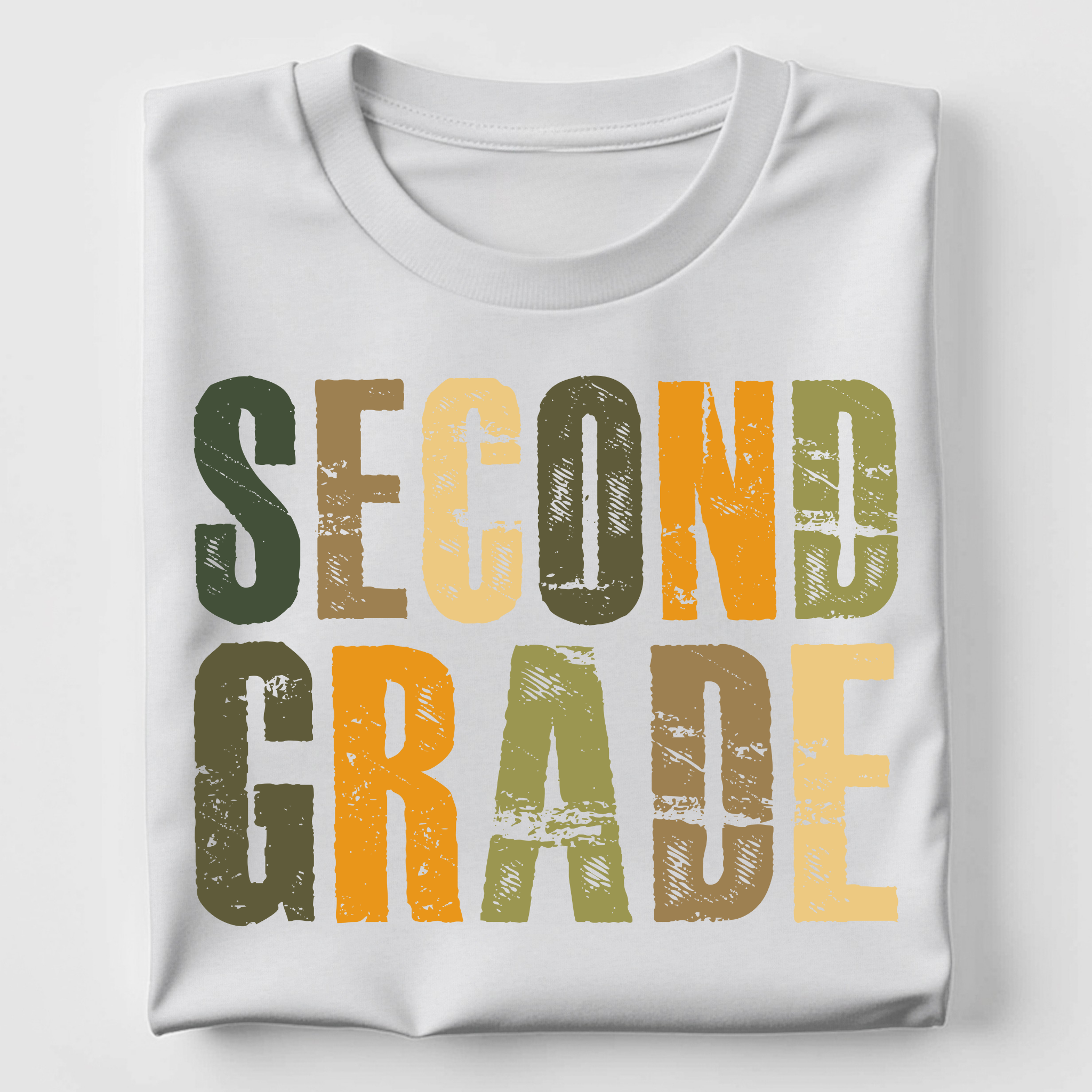 Second Grade - Distressed Earth Toned