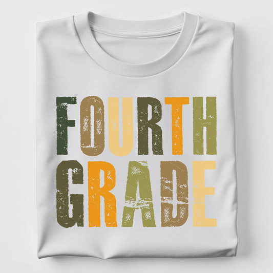 Fourth Grade - Distressed Earth Toned