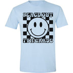 Peach Out 7th Grade - Check Smiley