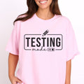 Testing Mode - Black Font
