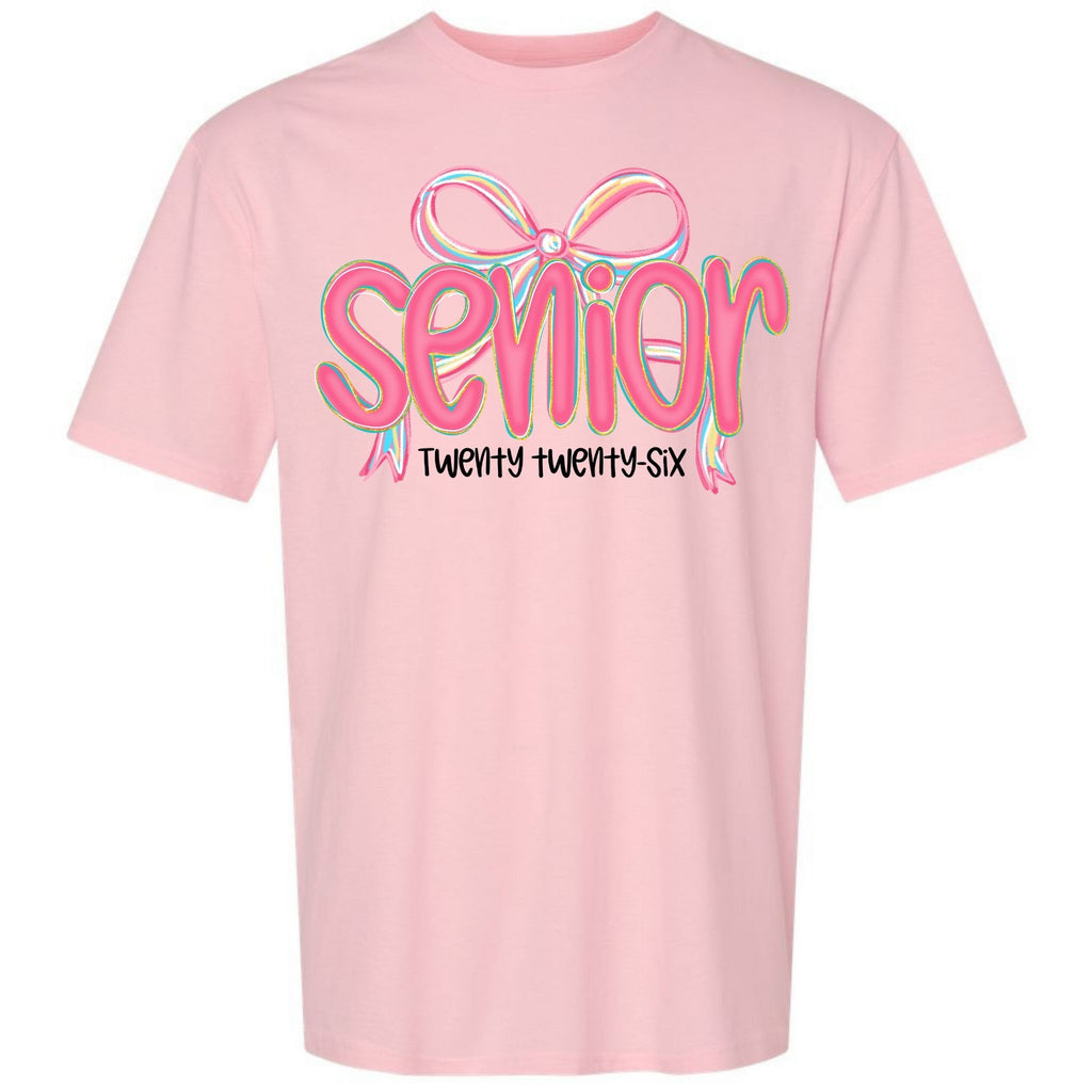 Senior Twenty Twenty Six - Pink Neon Bow