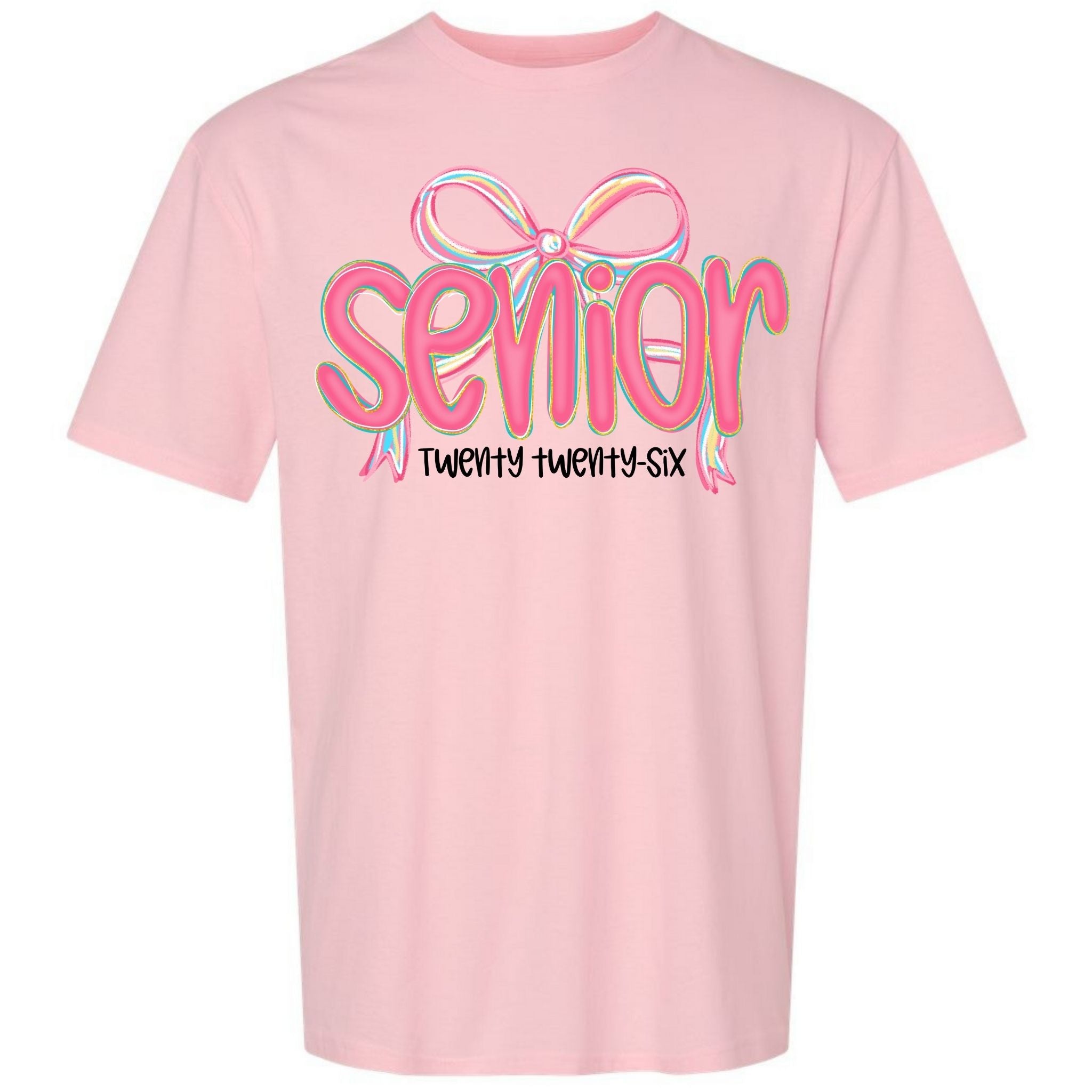 Senior Twenty Twenty Six - Pink Neon Bow