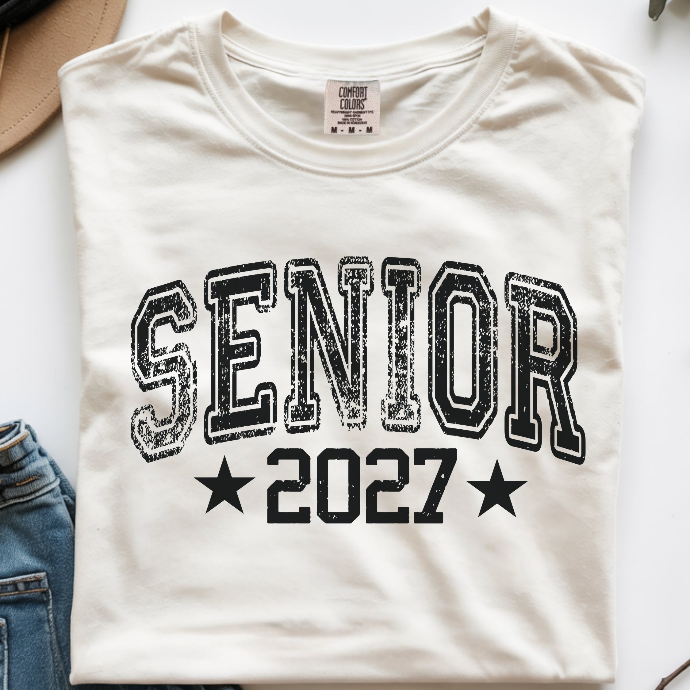 Senior 2027 - Distressed Black
