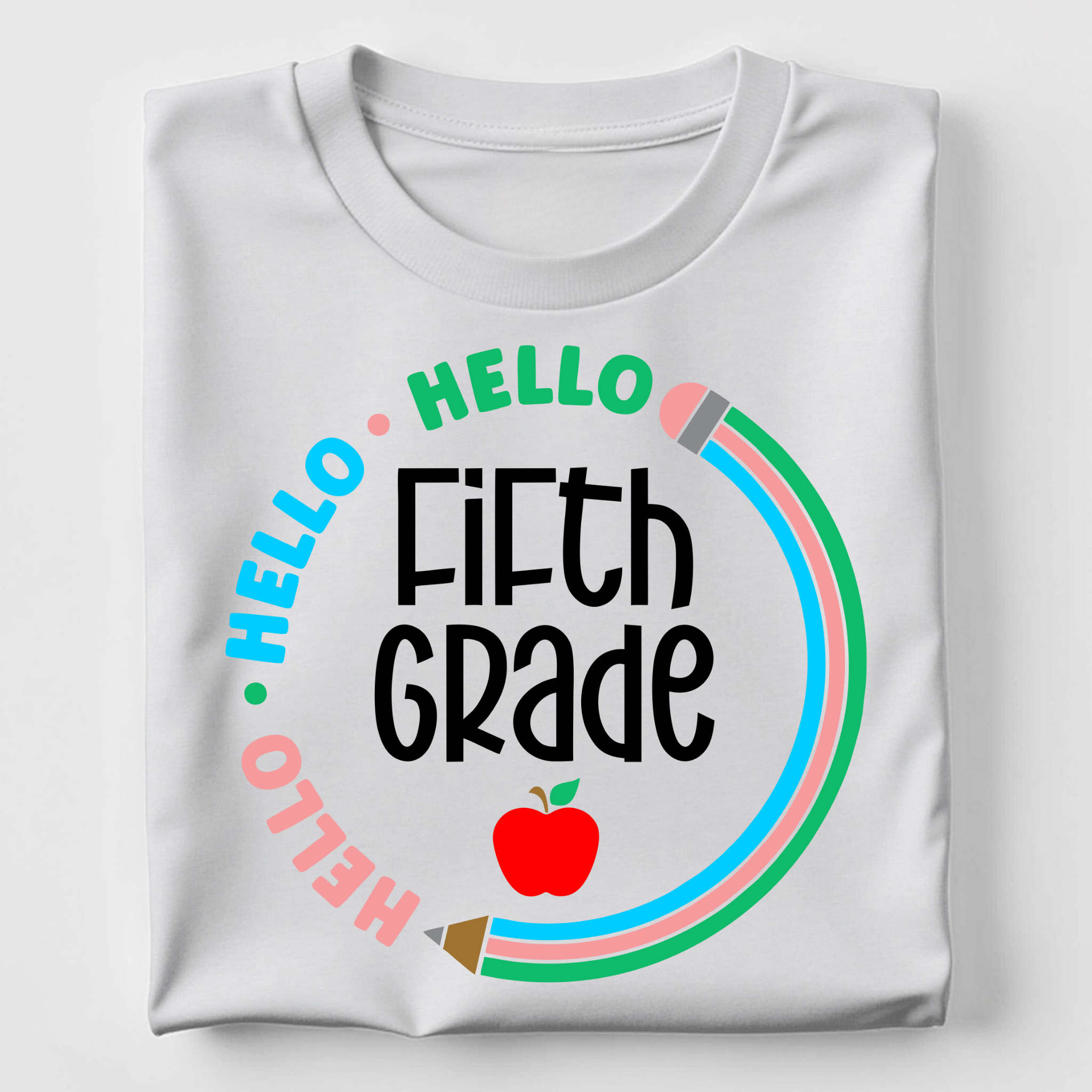 Hello Fifth Grade - Circle Pencil