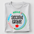 Hello Second Grade - Circle Pencil