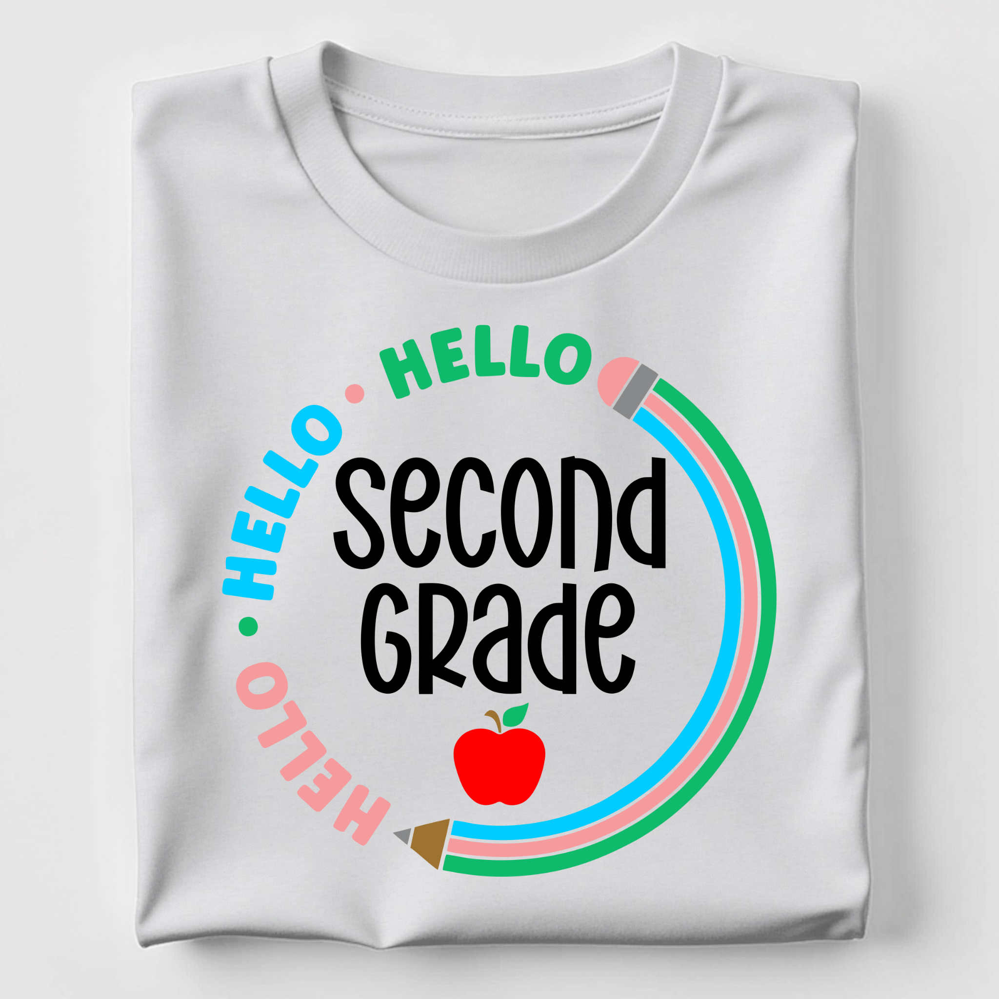 Hello Second Grade - Circle Pencil