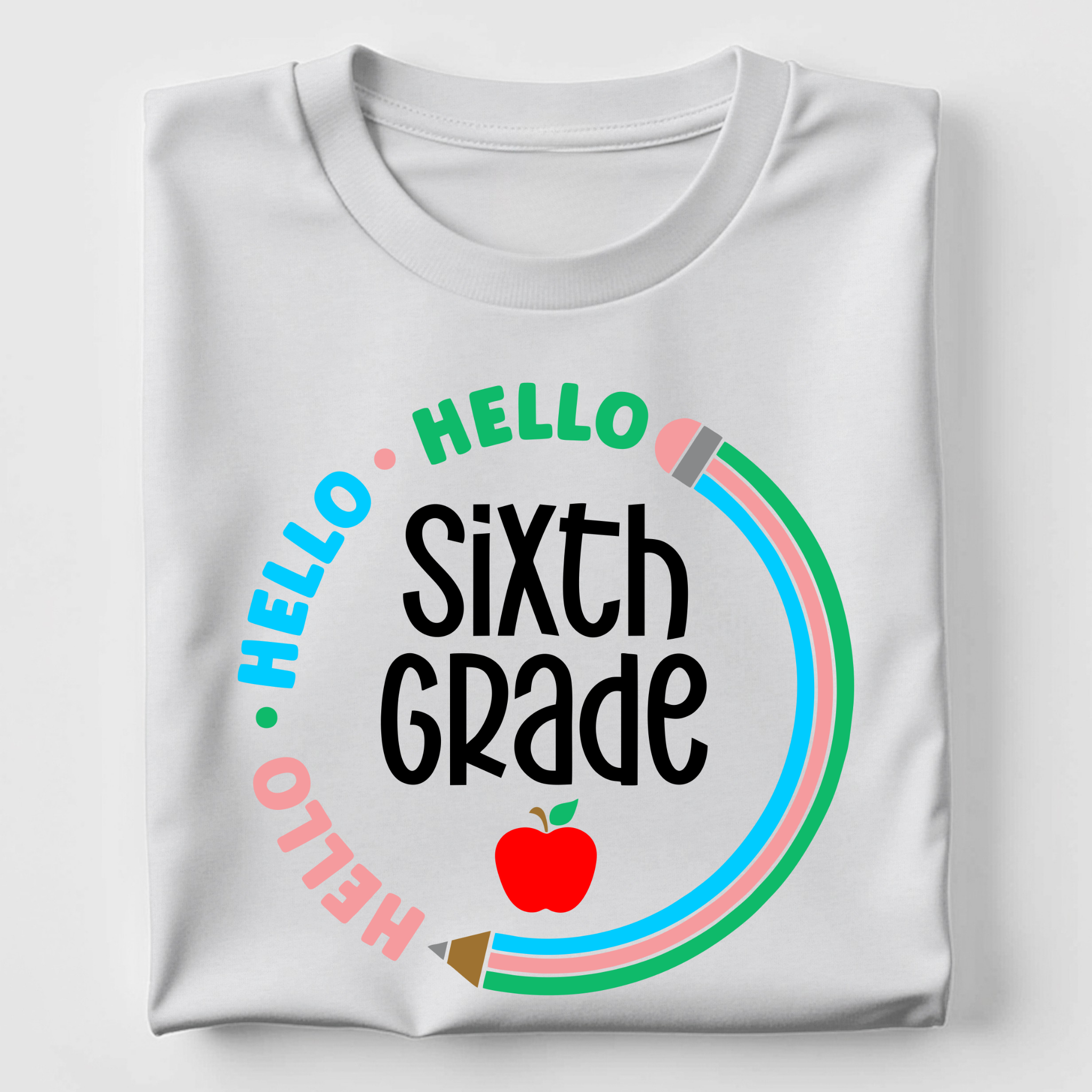 Hello Sixth Grade - Circle Pencil