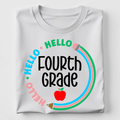 Hello Fourth Grade - Circle Pencil