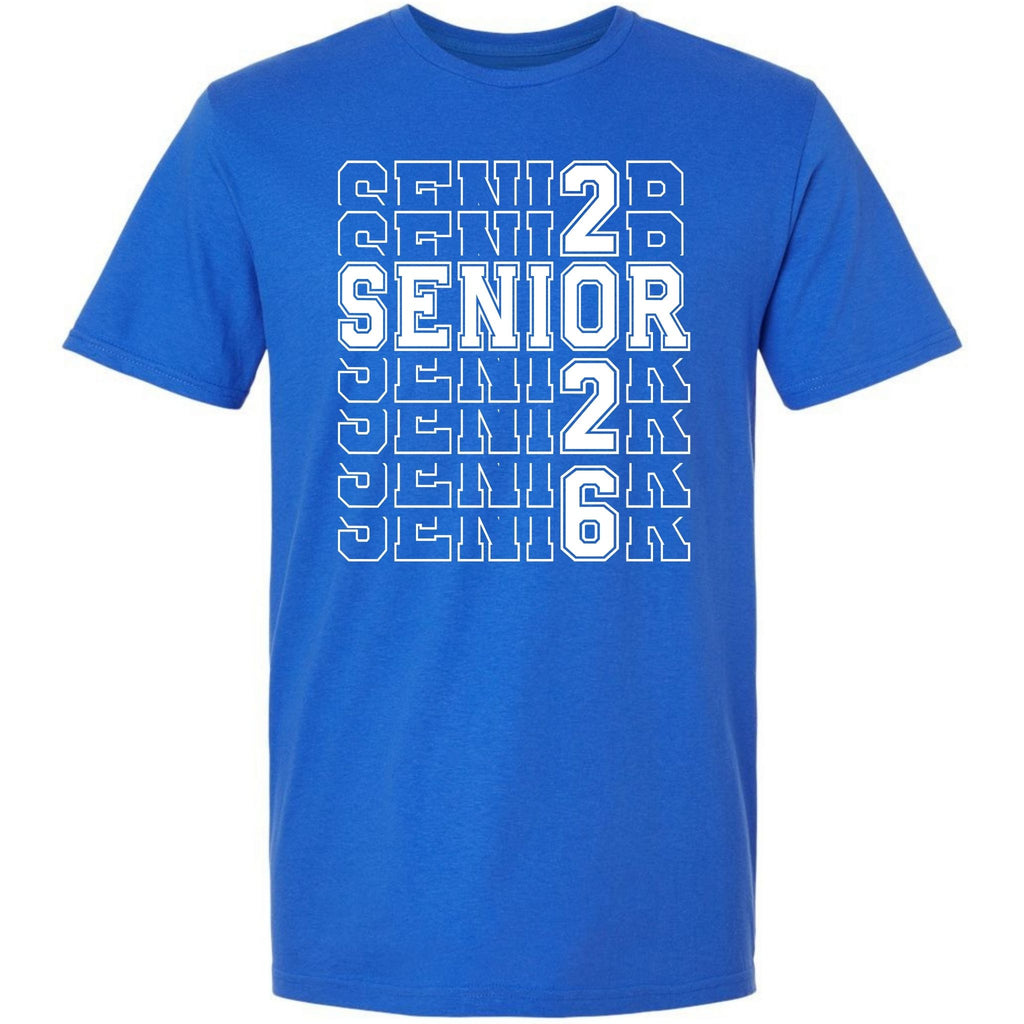 SENIOR 2026 - Faded White Text