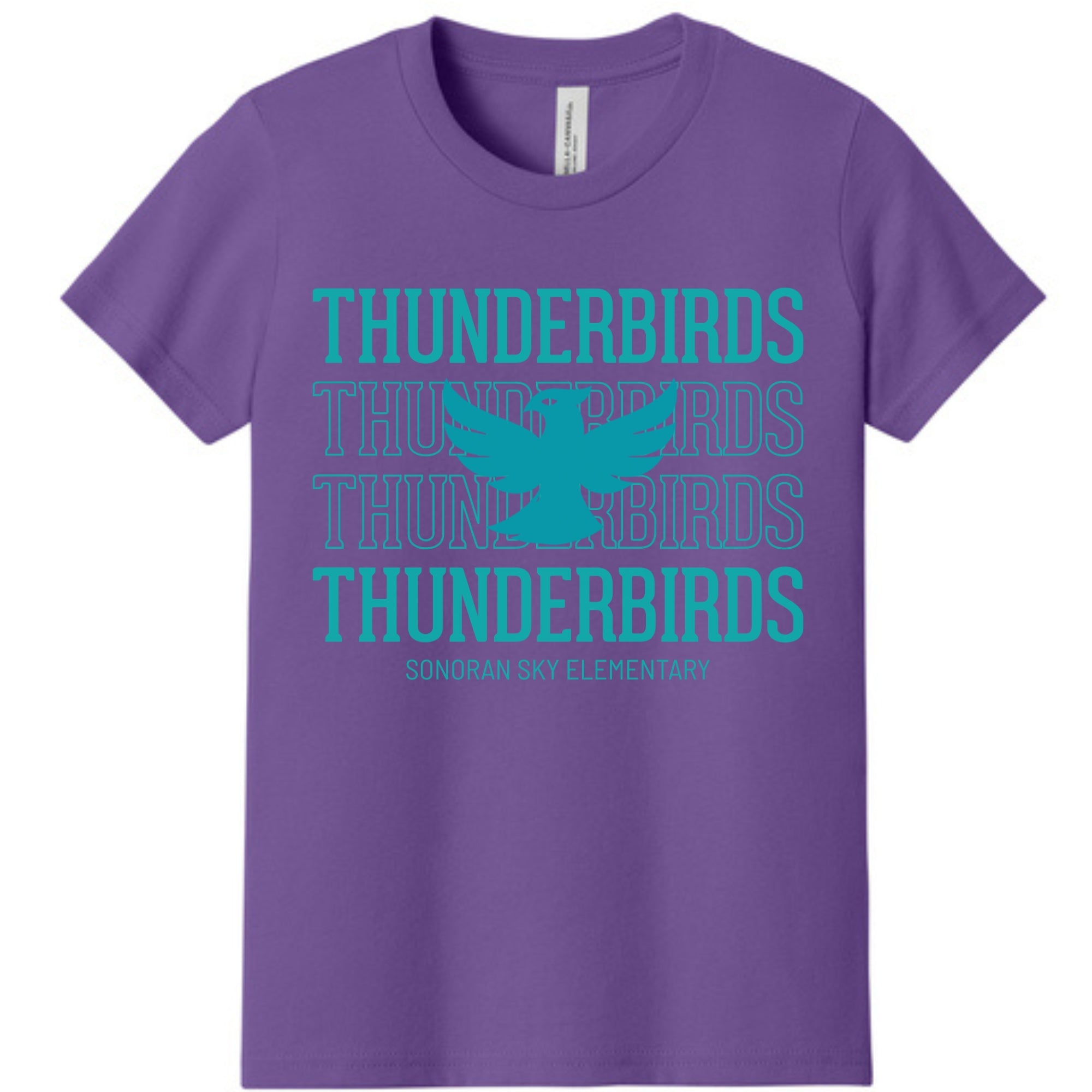 Thunderbirds Reflection Graphic Purple