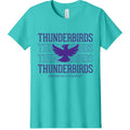Thunderbirds Reflection Graphic Teal