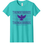 Thunderbirds Reflection Graphic Teal